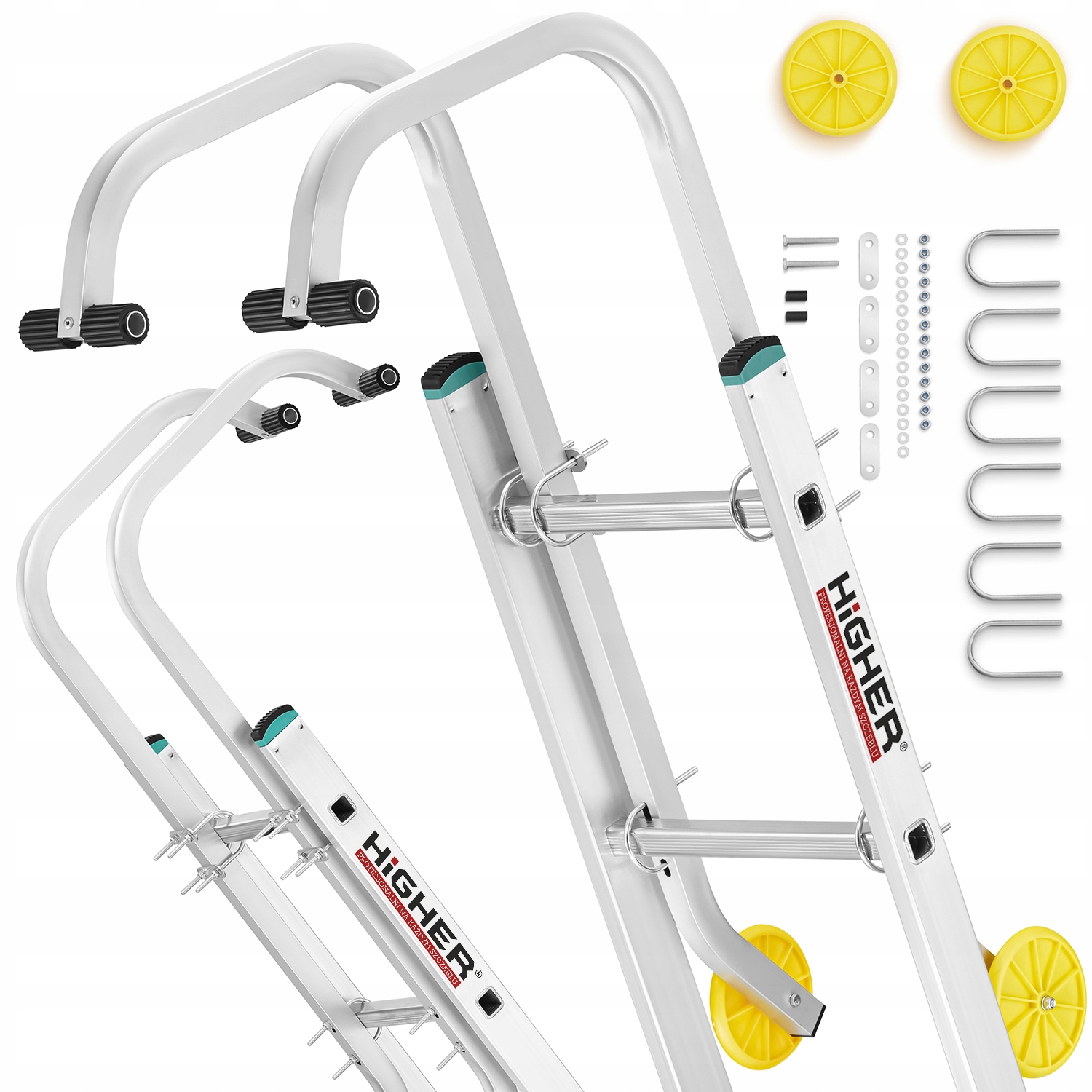 Držák na střechu Higher pro adaptaci na žebřík Akc