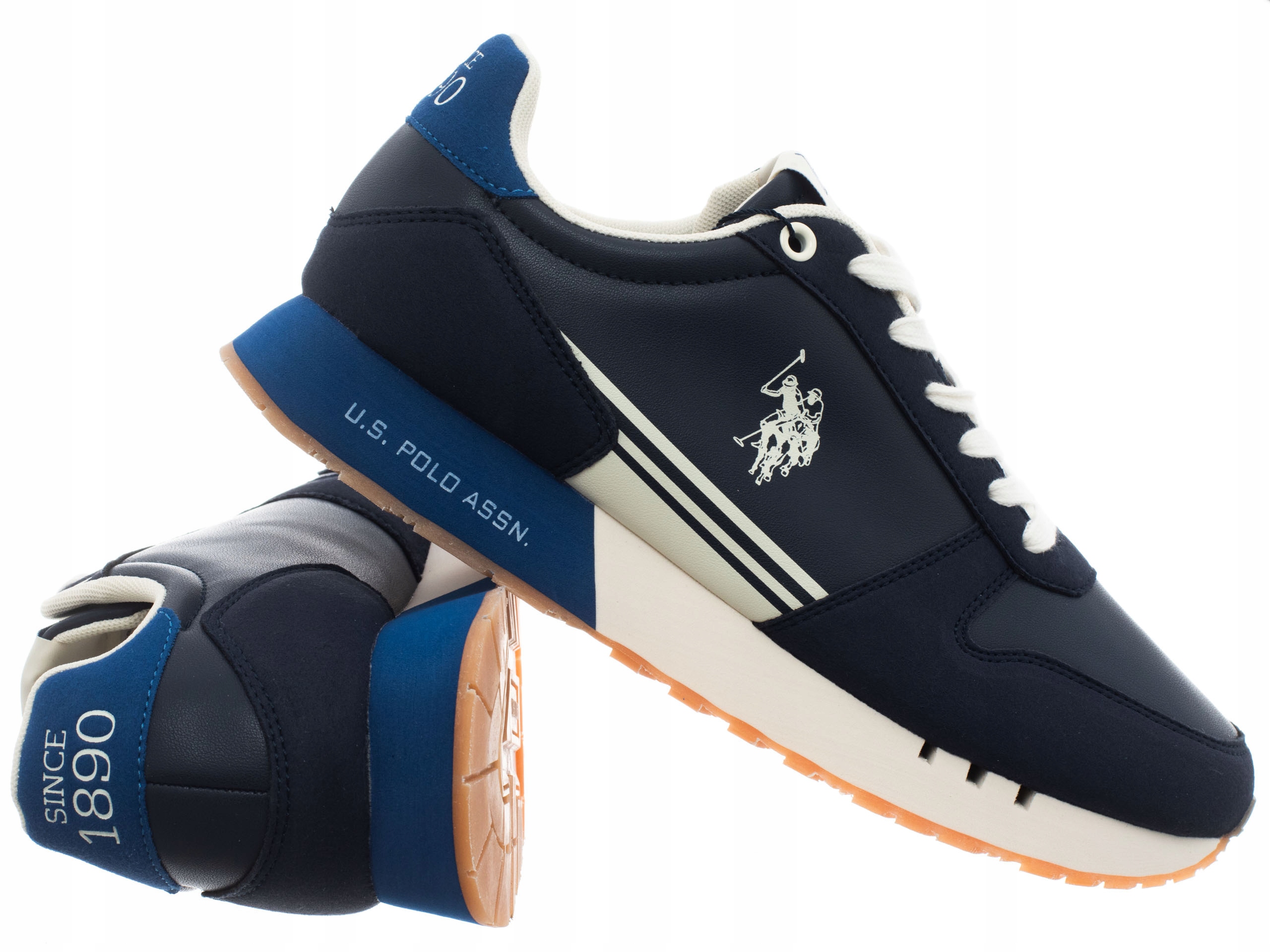 U.s. Polo Assn. Pánské Boty DENI001-BLU005 tenisky modré, lehké