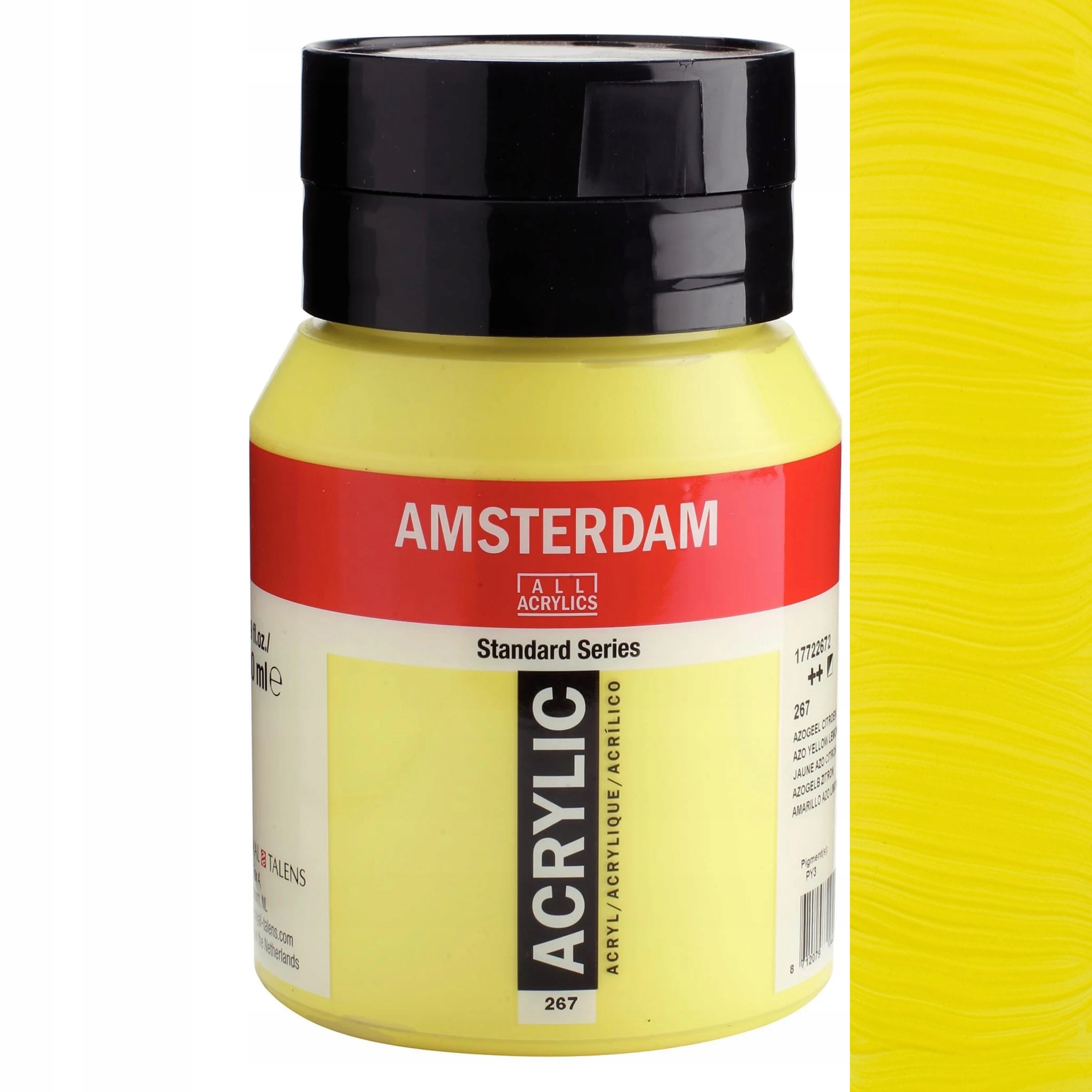 Barva akrylová Talens Amsterdam Žlutá Citronová 500 ml. č. 267