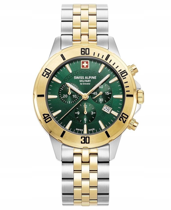 Nové, Originální Hodinky Swiss Alpine Military Cruiser Chrono 7024.9144