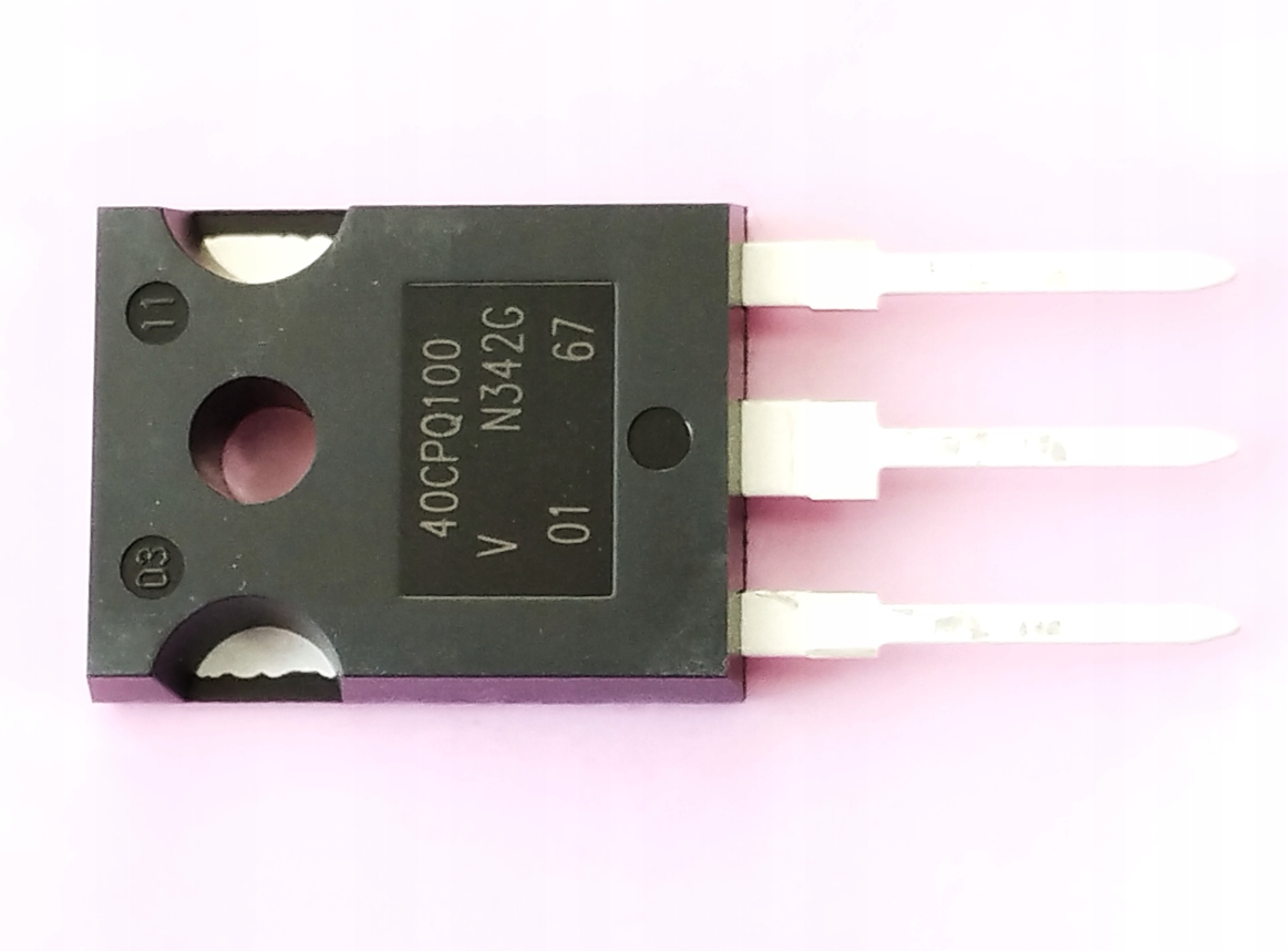 [1szt] Dioda prostownicza Schottky 40A (2x20A) 100V 40CPQ100 TO247