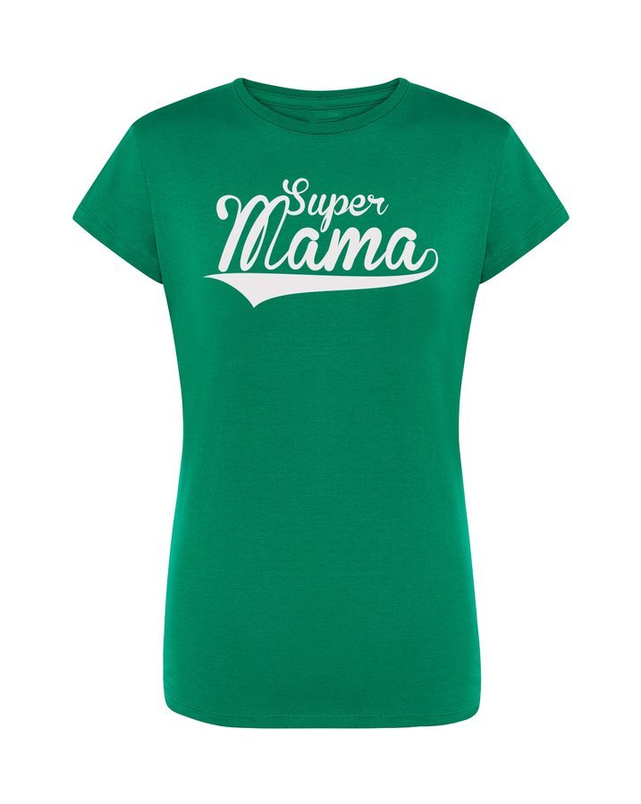 

Koszulka na Dzień Matki - Super Mama, zielona L