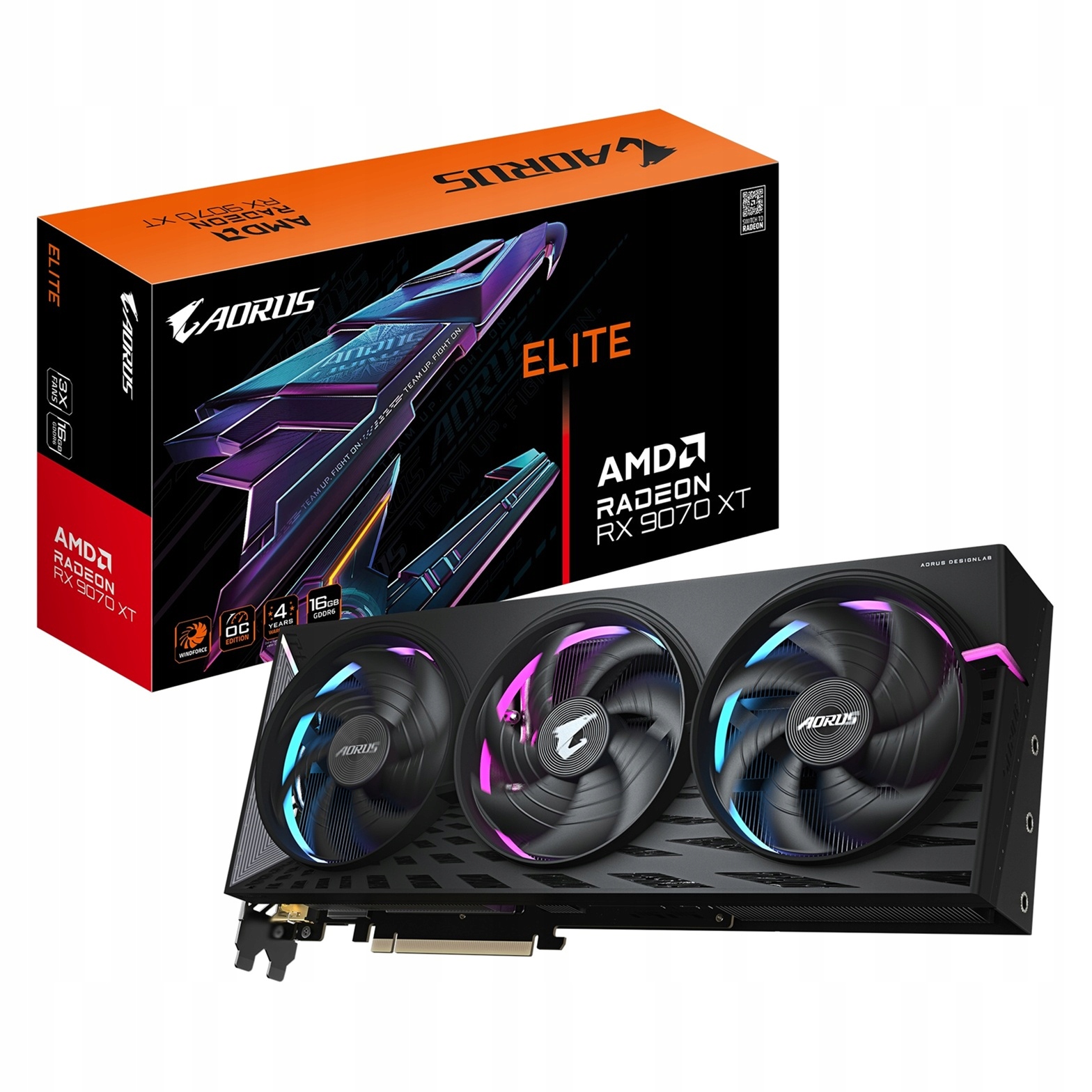 Gigabyte Aorus Radeon Rx 9070 Xt ELITE/16GB/GDDR6