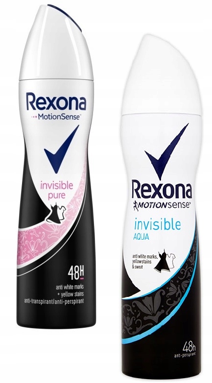 

Rexona Antyperspirant Invisible Aqua- Pure 2x150ml
