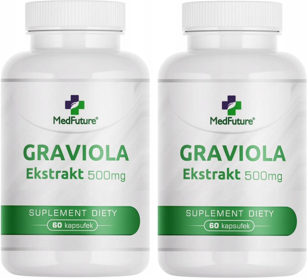 2x MedFuture Graviola ekstrakt 500mg 60 kapsułek