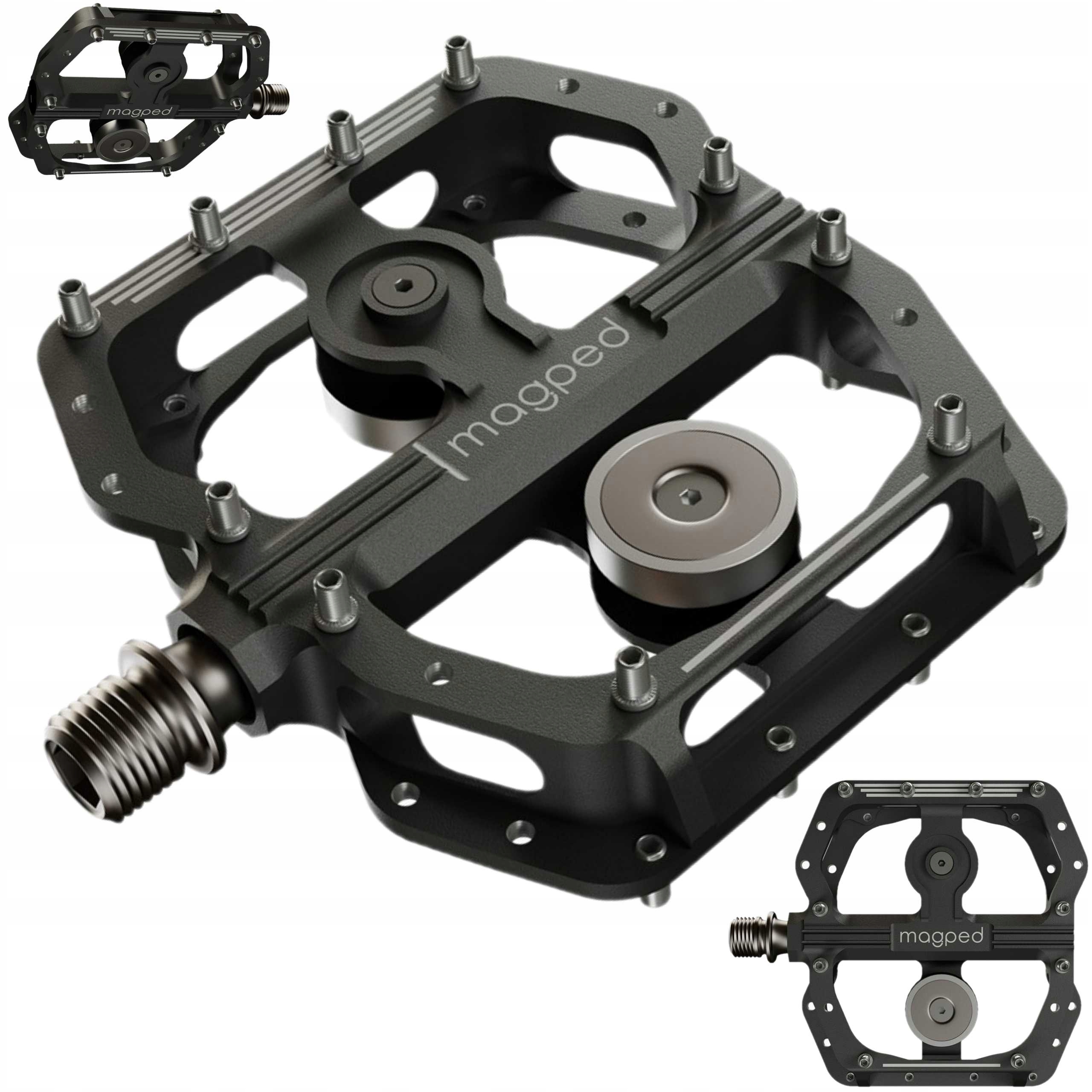 Pedały Magped Enduro2 Downhill Mtb 200NM Magnetyczne Aluminium Spd 477g