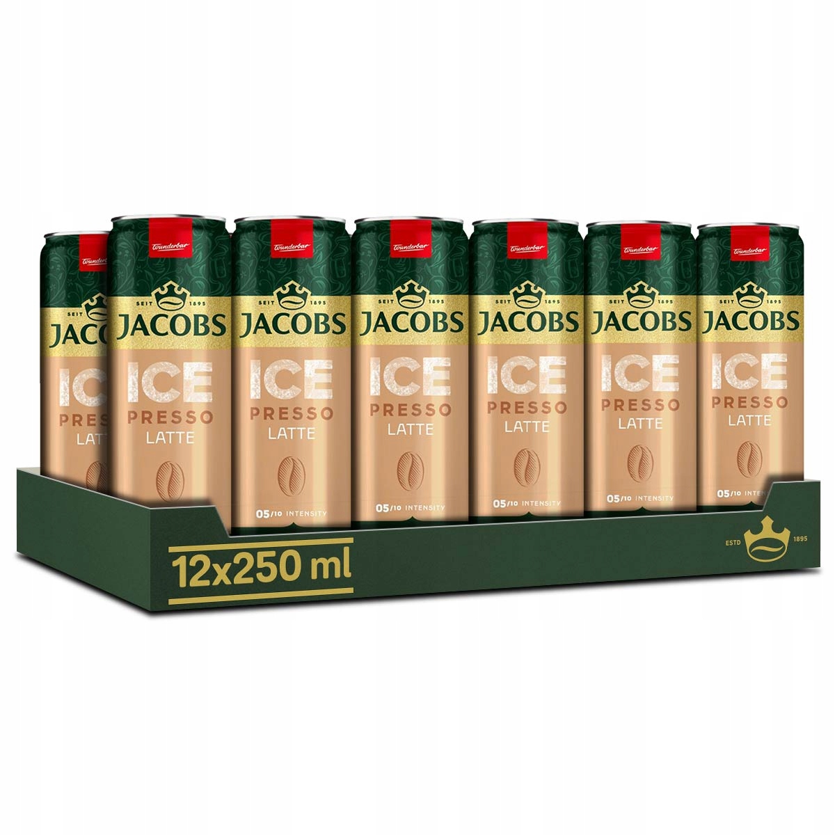 Napój kawowy w puszce Jacobs Icepresso Latte 12x 250ml zestaw zgrzewka