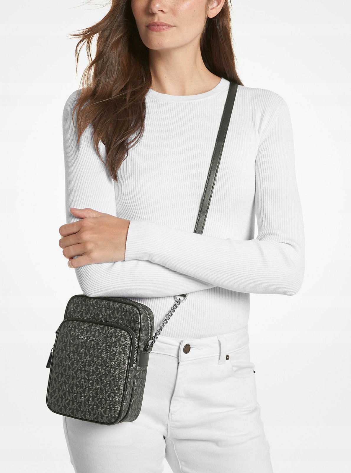 Michael Kors dámská kabelka, crossbody Jet Set Travel černá