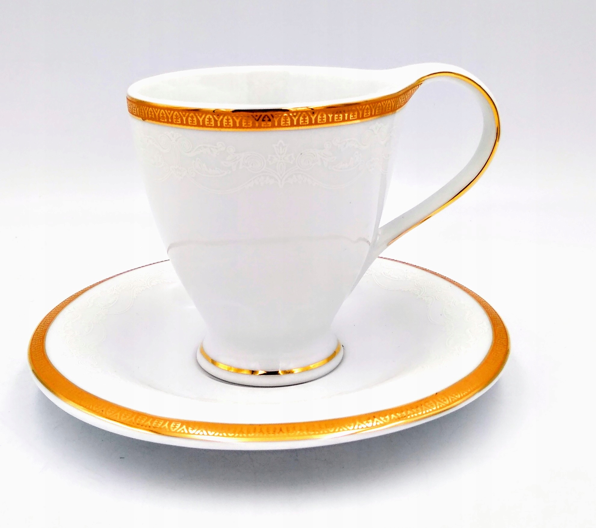 

Filiżanka Spodek 250ML/15CM Porcelana Antonio Gold