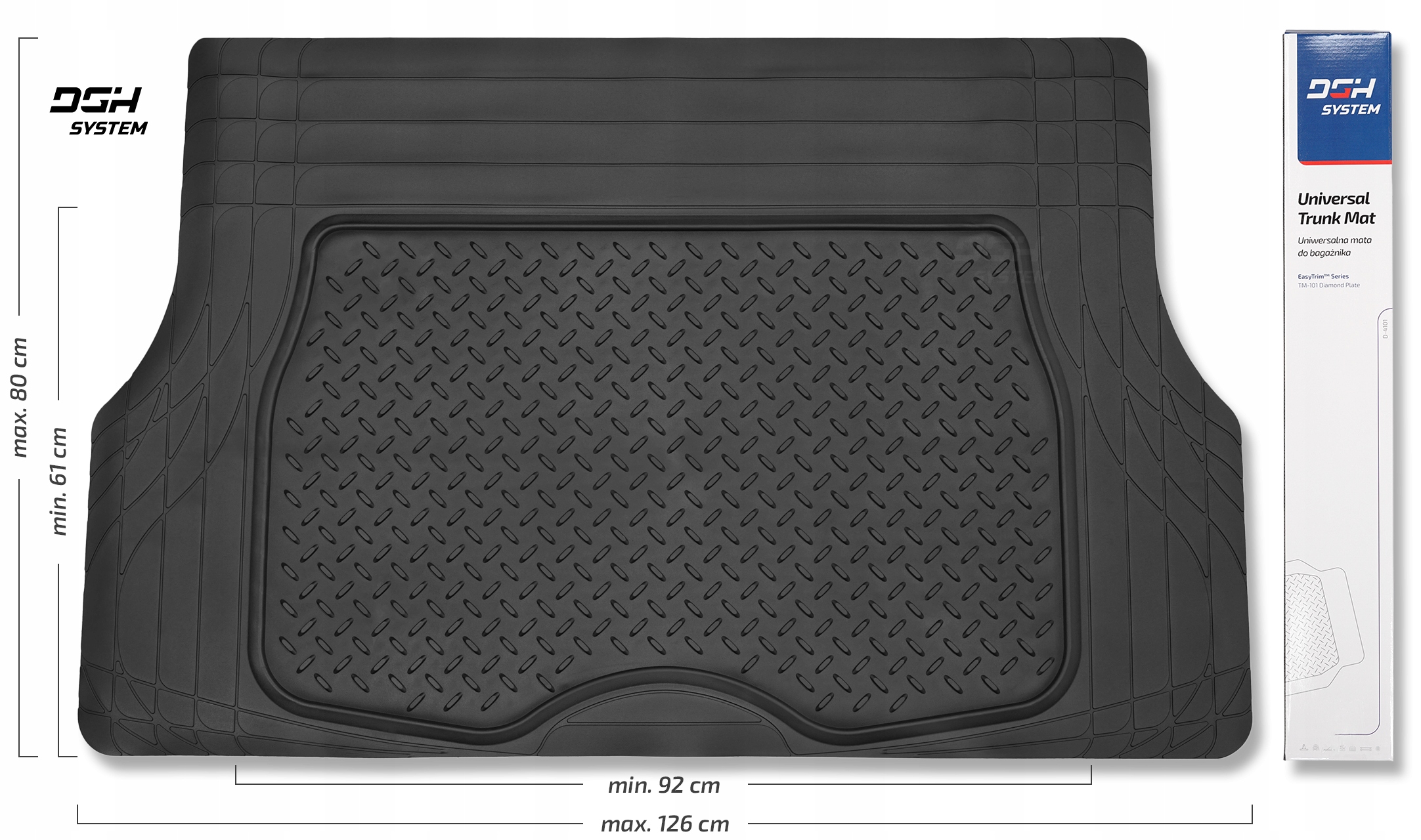 Mata bagażnika do Volkswagen Vw Golf V Variant Kombi 2007-2009 Gumowa Pvc