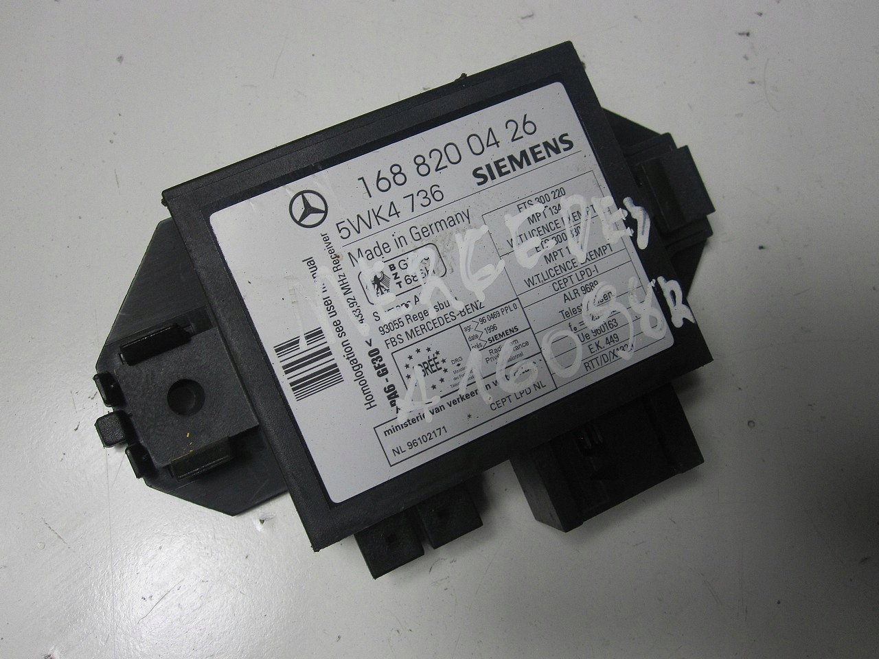 MODUŁ IMMOBILIZERA MERCEDES W168 98R