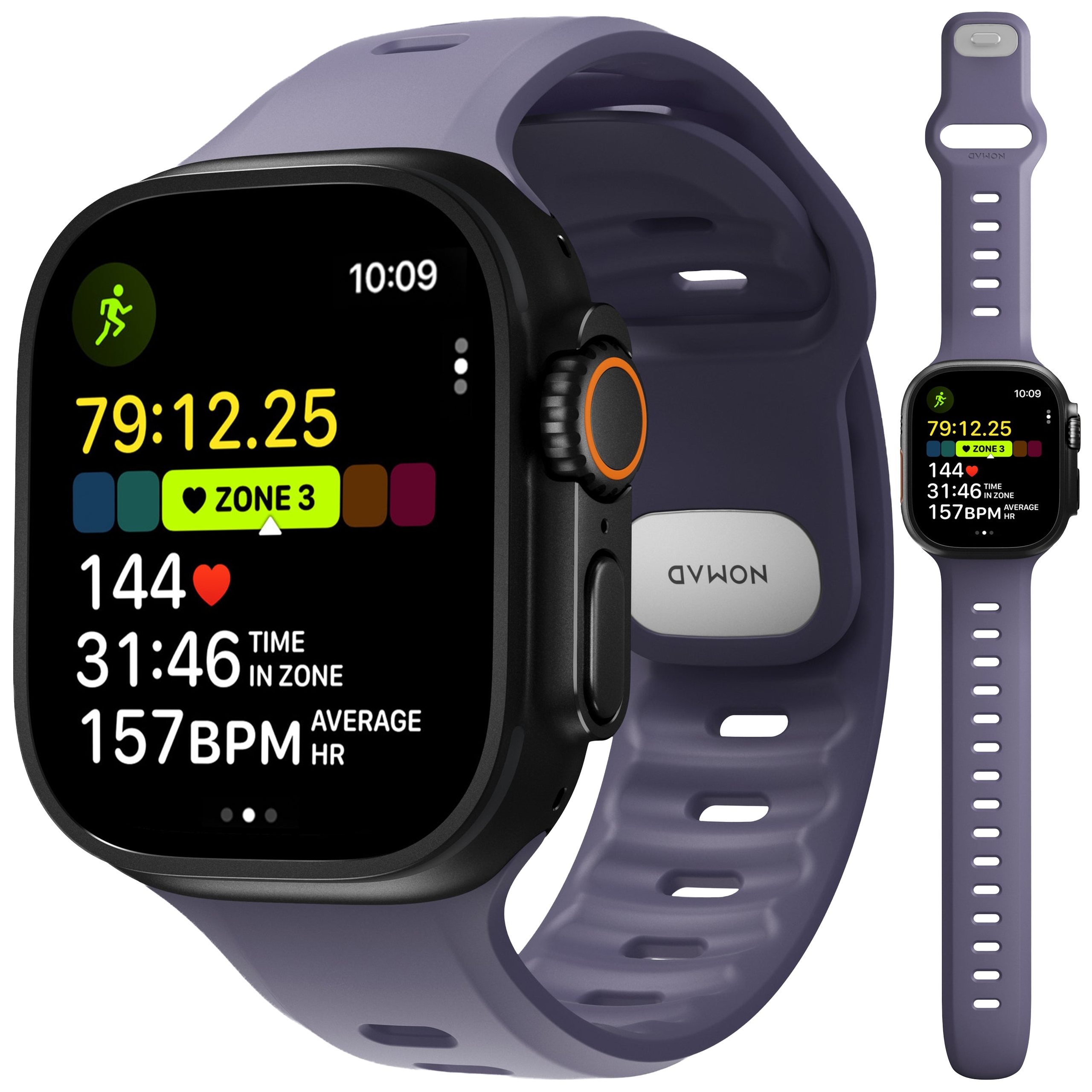 Nomad Tempo Band – Silikonový řemínek pro Apple Watch 49 46 45 44 mm