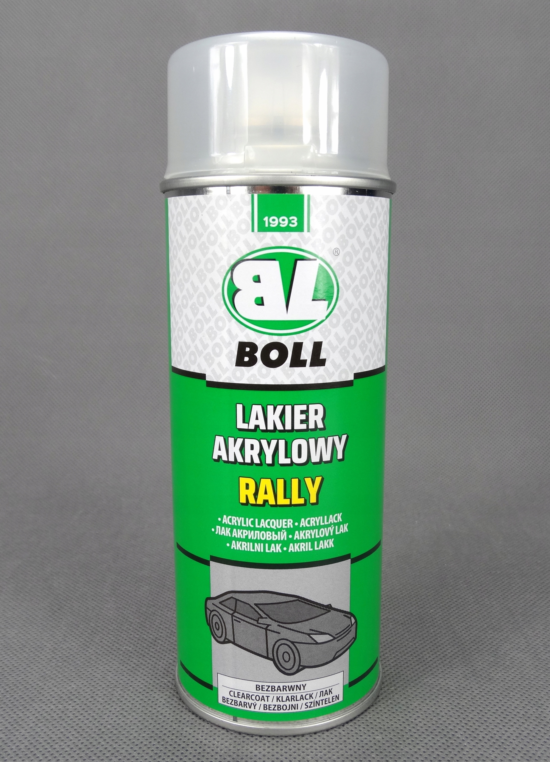 BOLL LAKIER AKRYLOWY BEZBARWNY - RALLY - 400ml Stan opakowania oryginalne