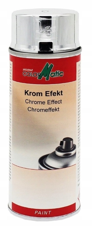 CM Chrom Spray Efekt Chromu Lakier Srebrny 0,4l