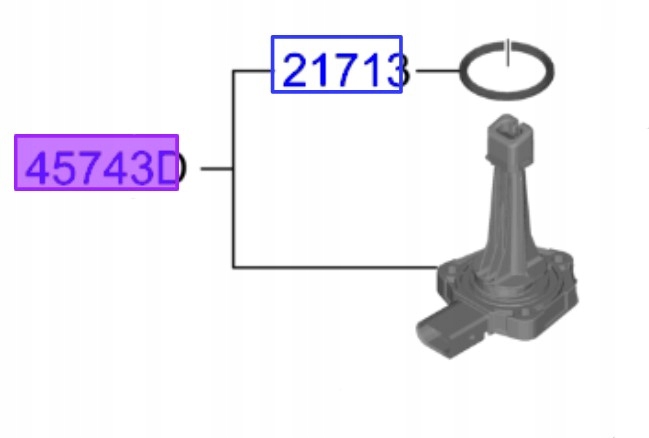 CZUJNIK POZIOMU OLEJU HYUNDAI I20 I30 TUCSON CRDi