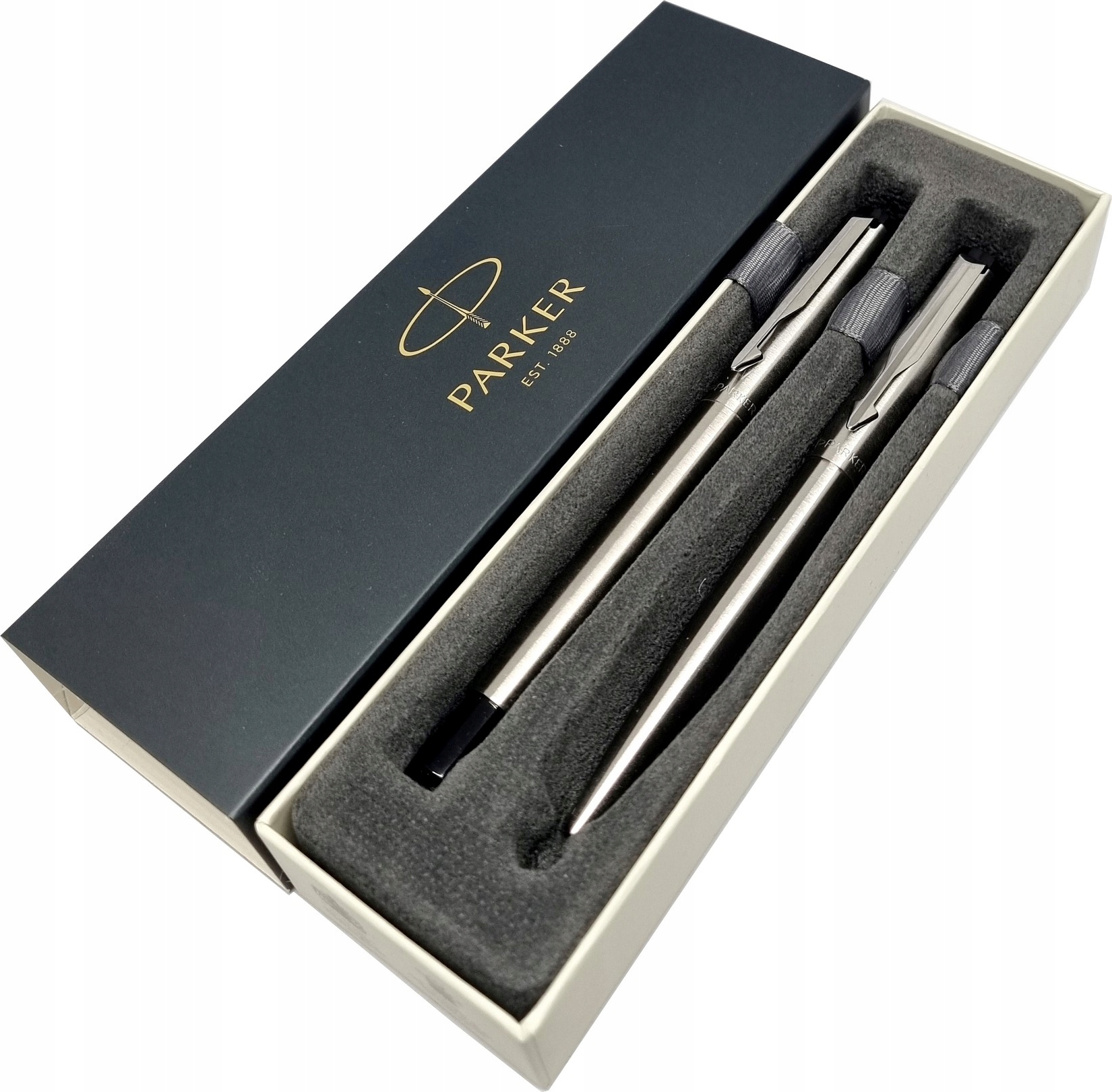 Parker Długopis Pióro Kulkowe Vector Stalowy matowy Ct