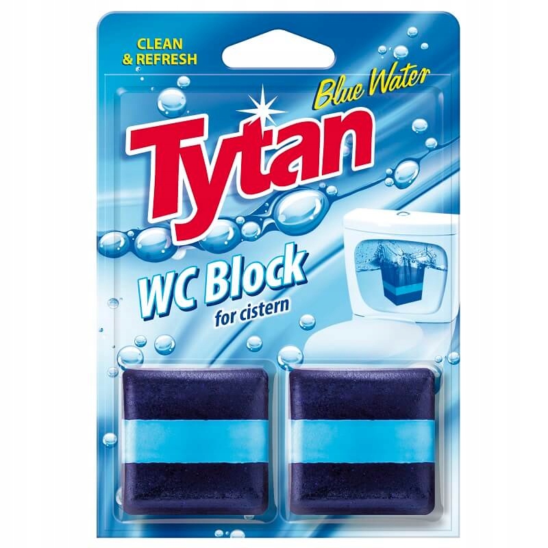 

Kostka do spłuczki barwiąca wodę Tytan Blue Water