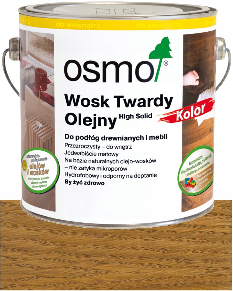 Osmo Tvrdý olejový vosk Farba 3072 Jantár 2,5L