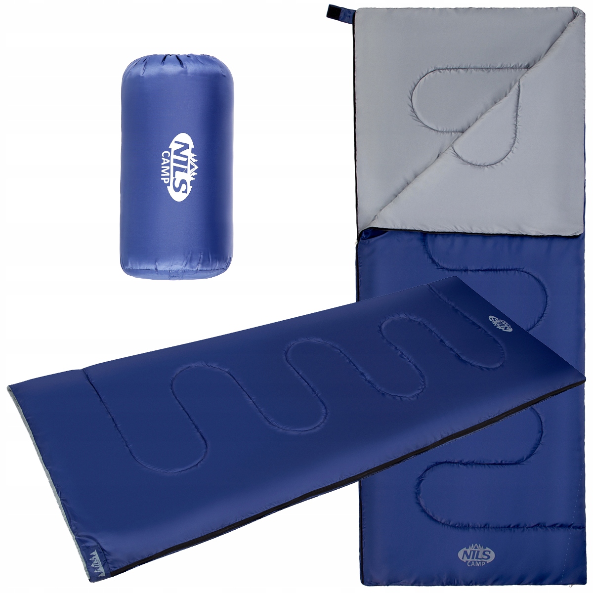 Śpiwór CAMP z Kapturem Mumia CIEPŁY Turystyczny