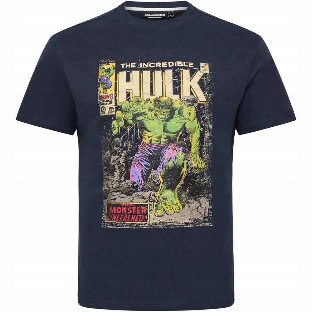 North Latitude tričko pánské denim Hulk T-shirt 5XL tmavě modrá