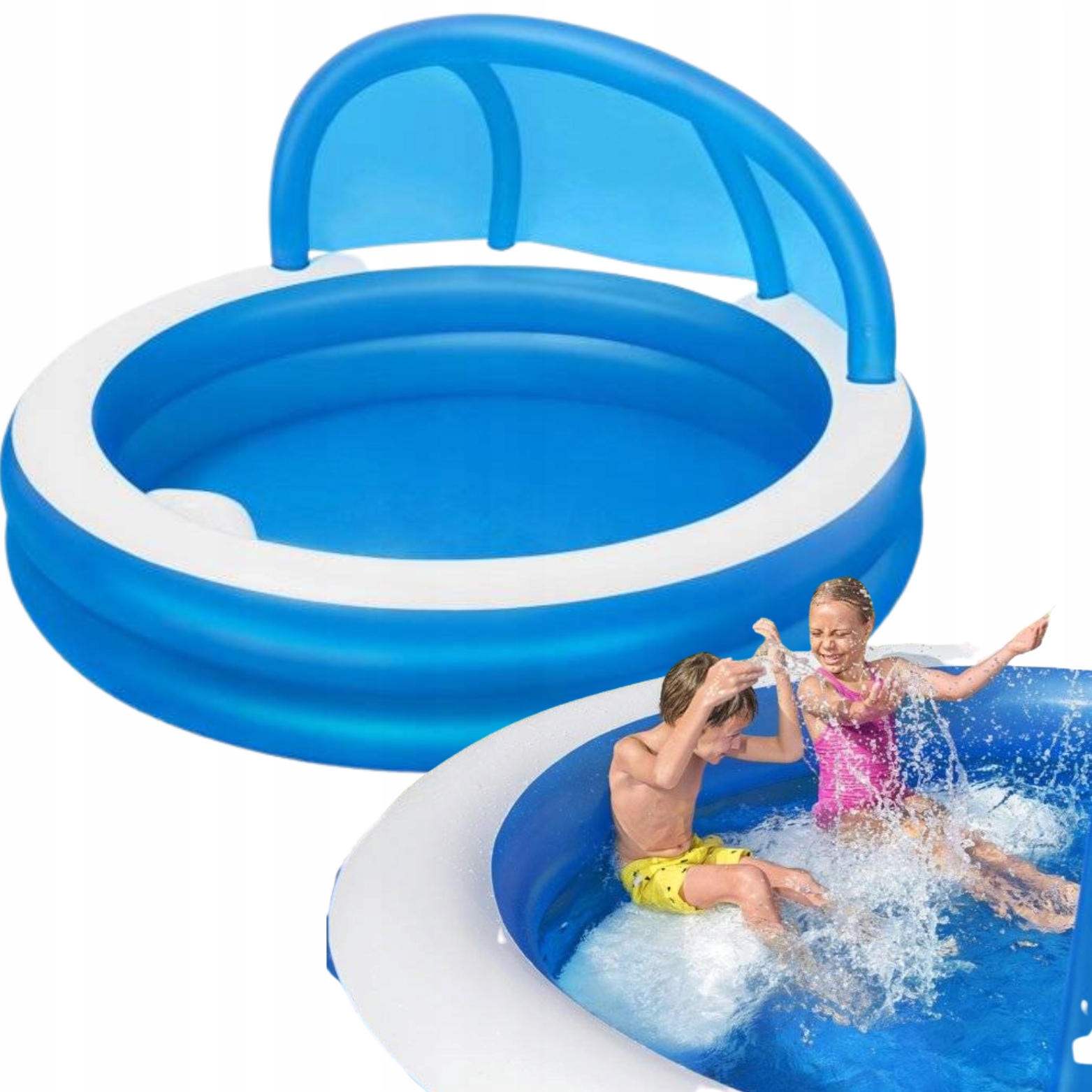 Nafukovací bazén okrúhly Bestway 241 x 241 cm