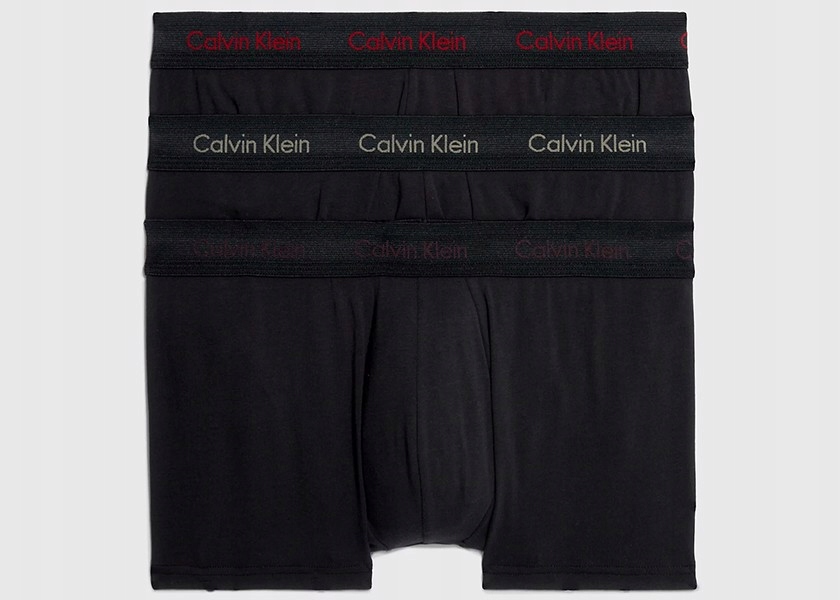 Calvin Klein Boxerky 0000U2664G Xs Low Rise Trunk 3PK