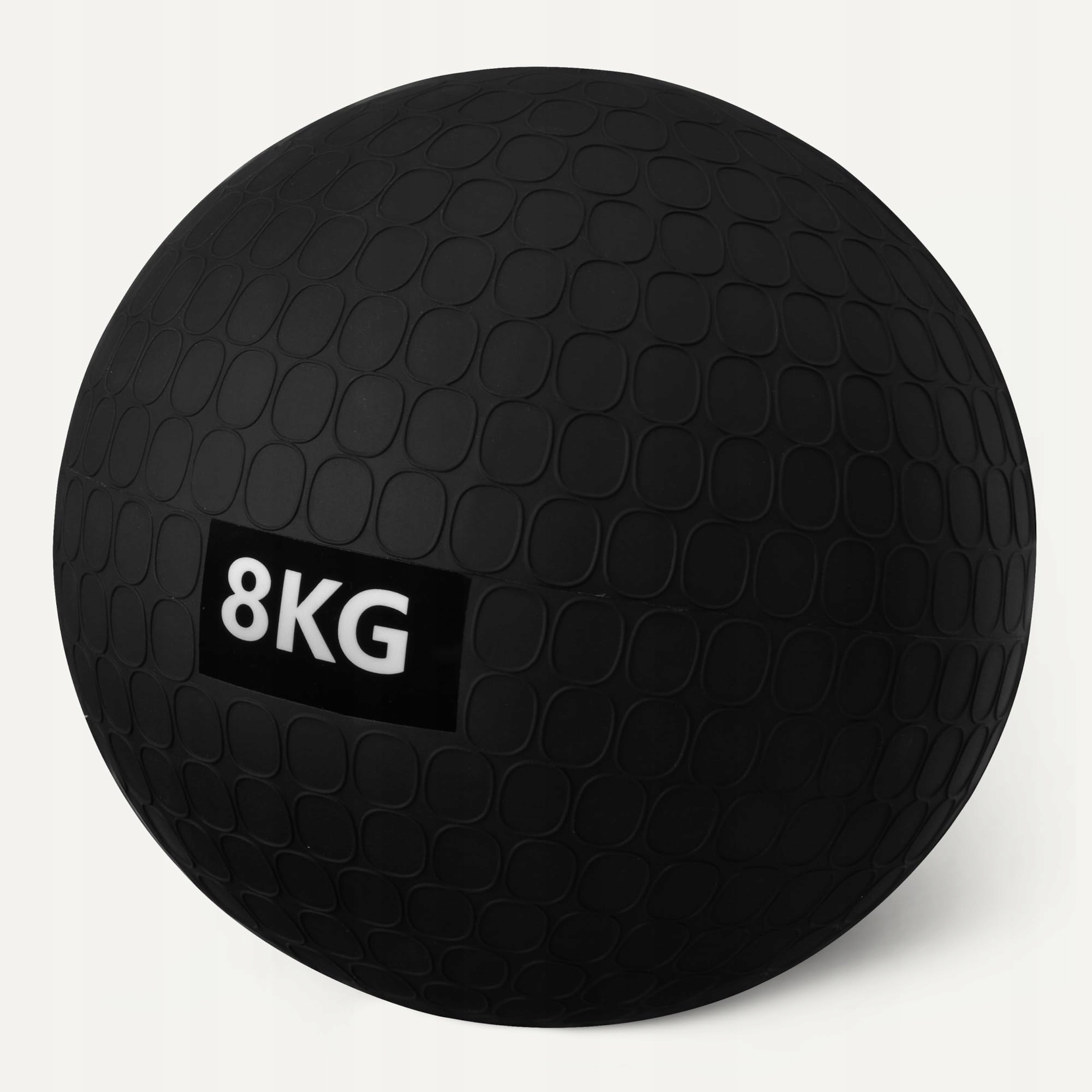 AMAZON BASICS Piłka Lekarska Do Ćwiczeń 8 kg Czarna — miniatura 5