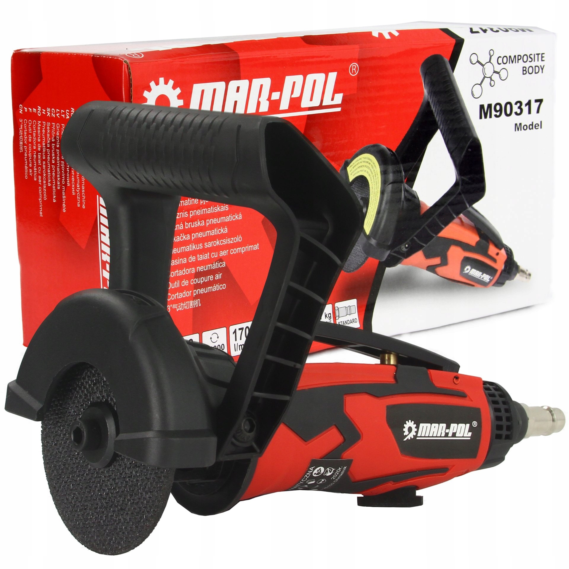 Multifunkční bruska Mar-pol M90317 Pneumatická Řezačka