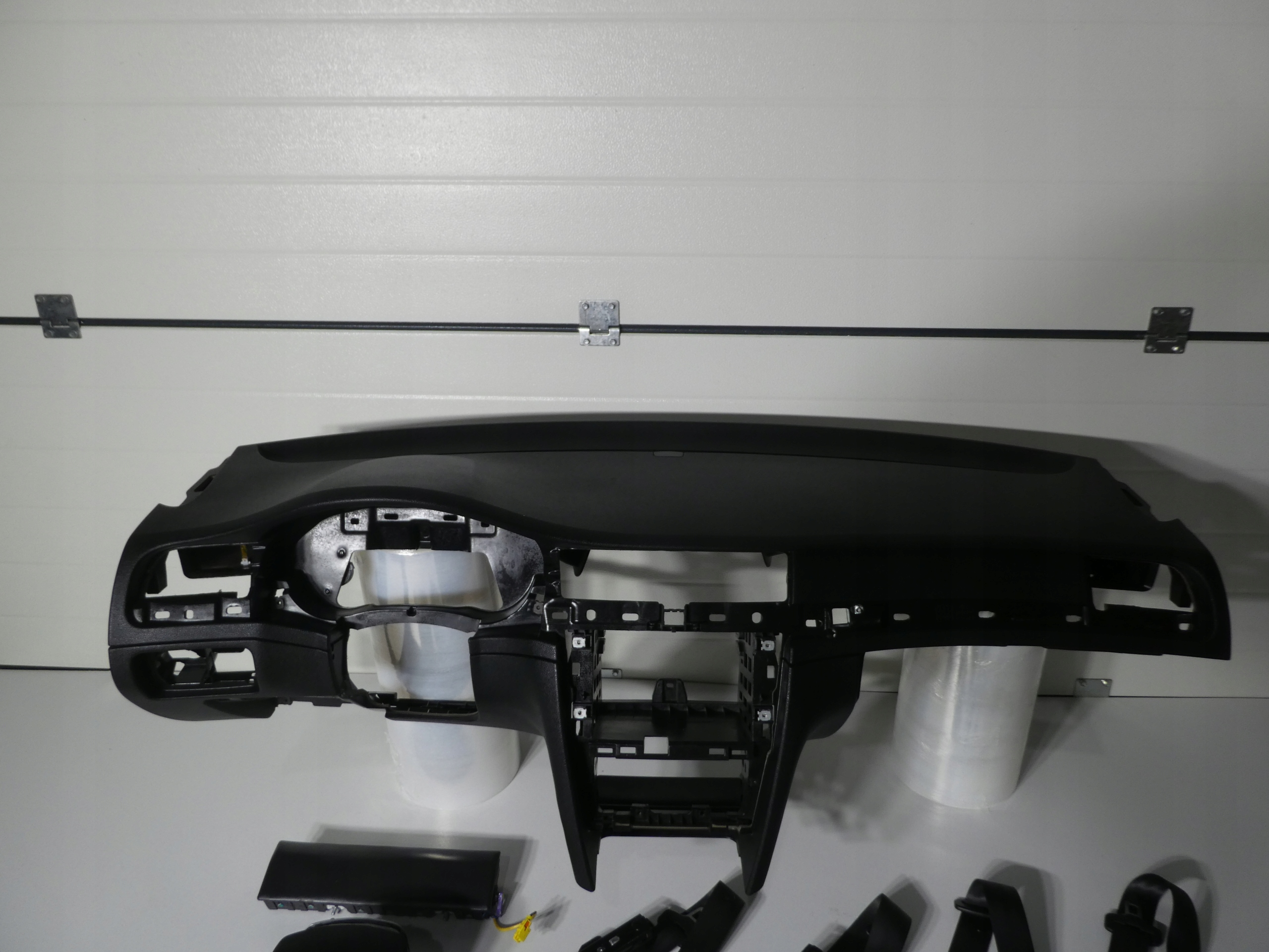 SKODA SUPERB II dashboard console airbag tension belts