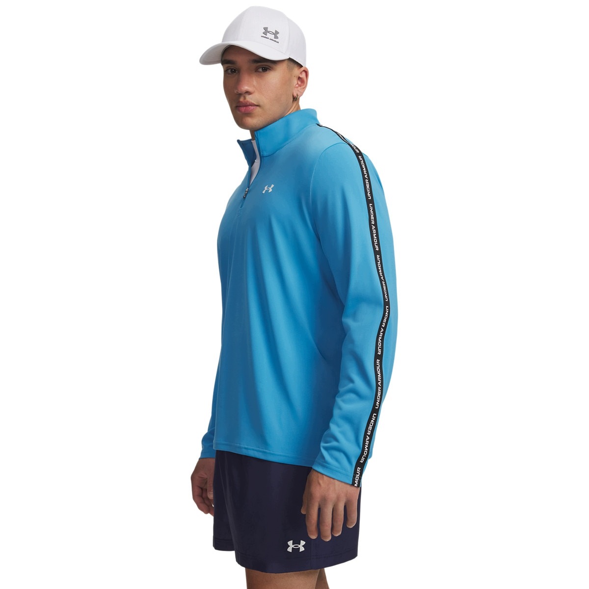 Męska bluza treningowa Under Armour Ua Tech Taping 1/2 Zip Niebieski XL
