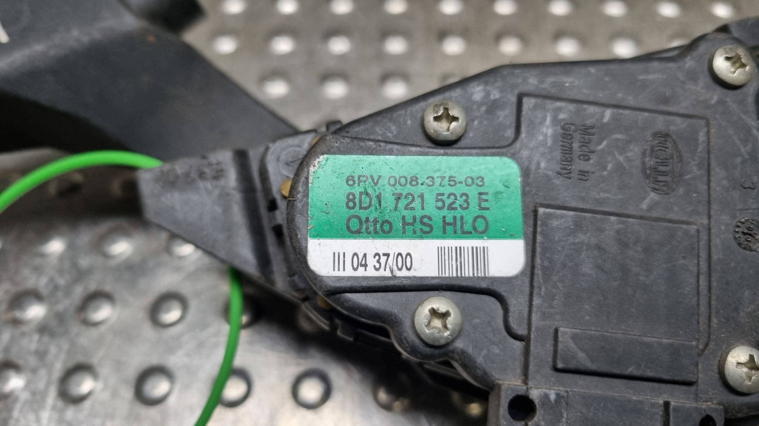 gaspedal potentiometer 8D1721523E AUDI A4 A6 C5 VW PASSAT B5 LIFT original