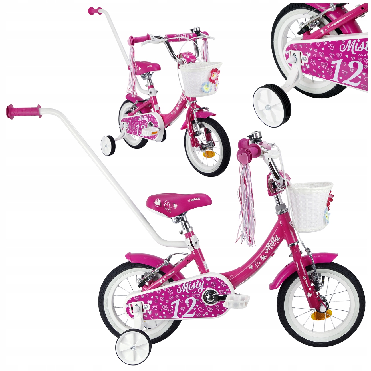 Rowerek Dziecięcy 12 Cali Rower Miravo Alu Dla Dziewczynki Prowadnik