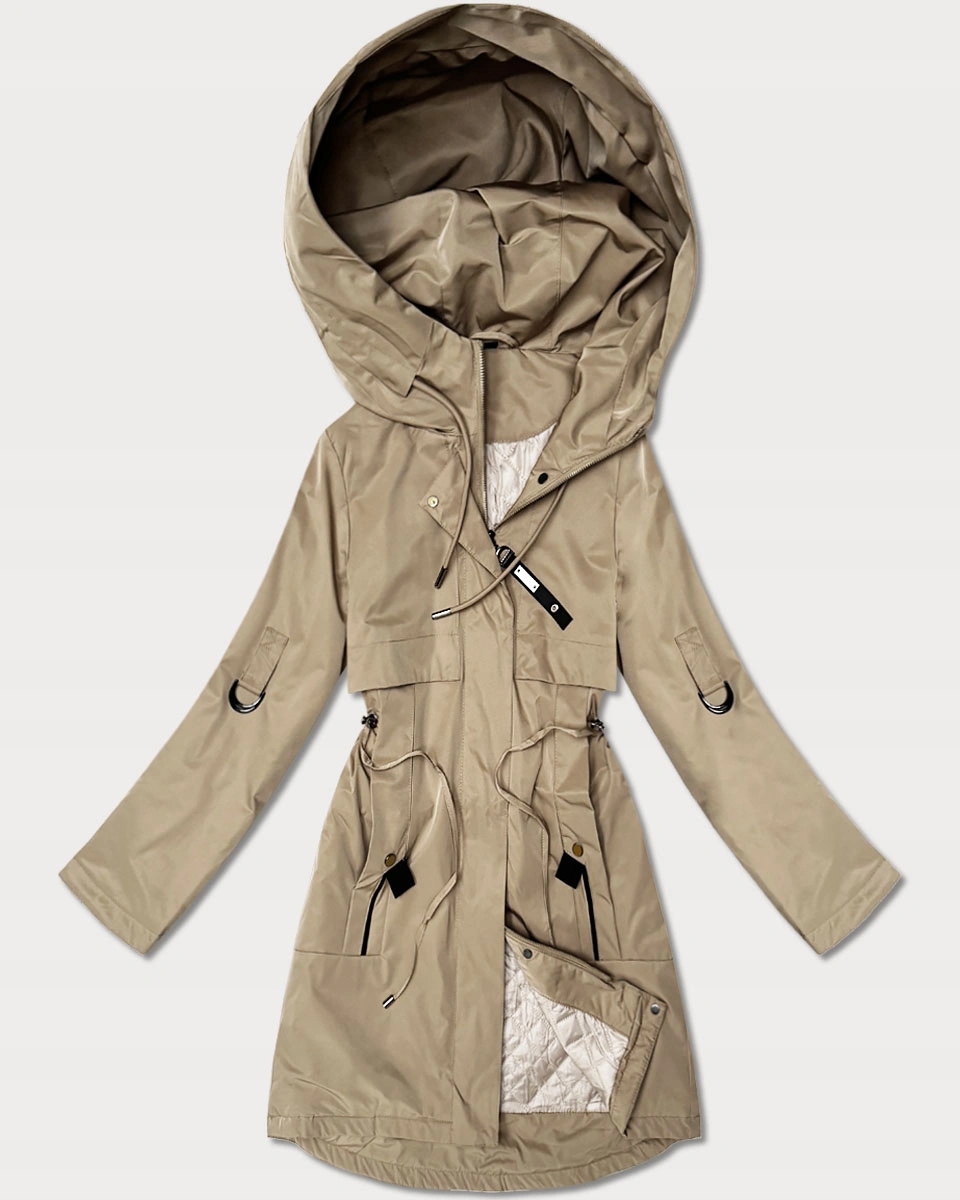 Bunda A'la Parka B8556 Tmavě Béžová XXL (44)