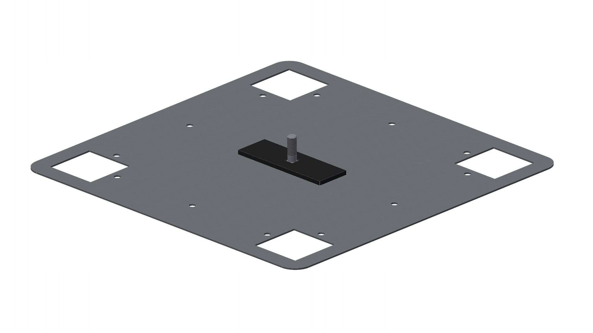 Płytka mocująca montowana pod membranę lub papę
