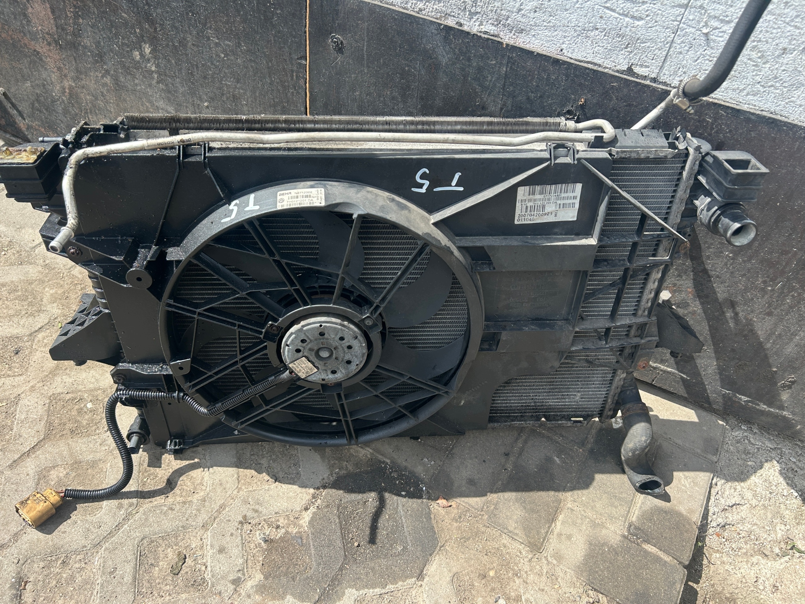 VW T5 2,5 TDI vízhütö ventilátor