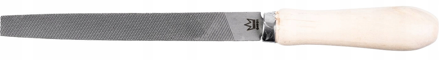 PILNIK PŁASKI 200 mm NR 2 Z DREWNIANĄ RĄCZKĄ DO METALU RICHMANN C4934 Kod producenta CO 4934