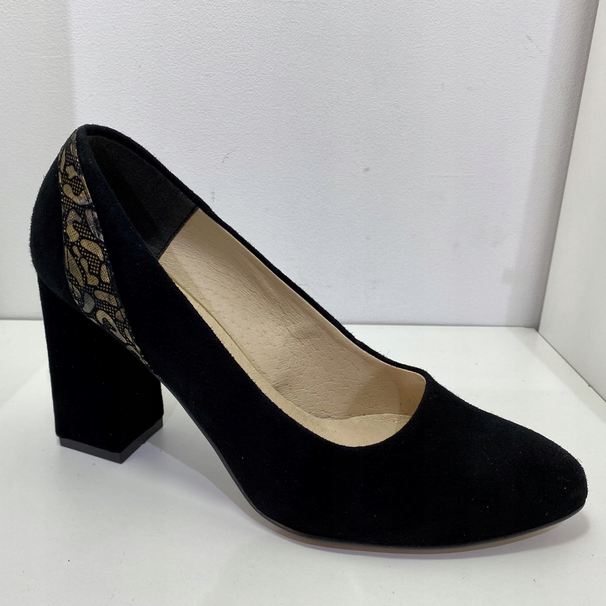 Dámské lodičky Higo kůže 2062 Černé 37, Černá