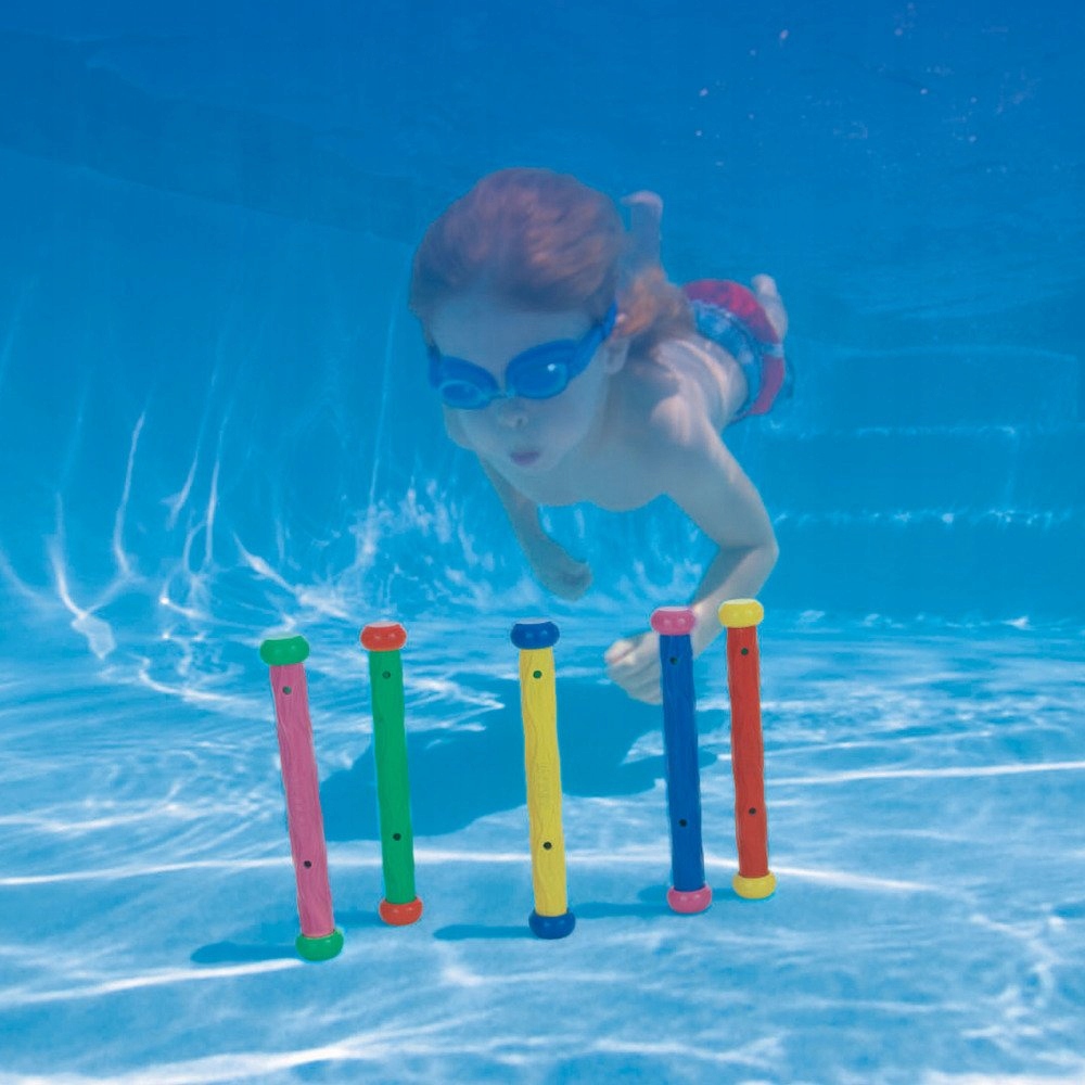 PAŁECZKI PATYCZKI DO NURKOWANIA 5 szt INTEX 55504 Wiek dziecka 6 lat +