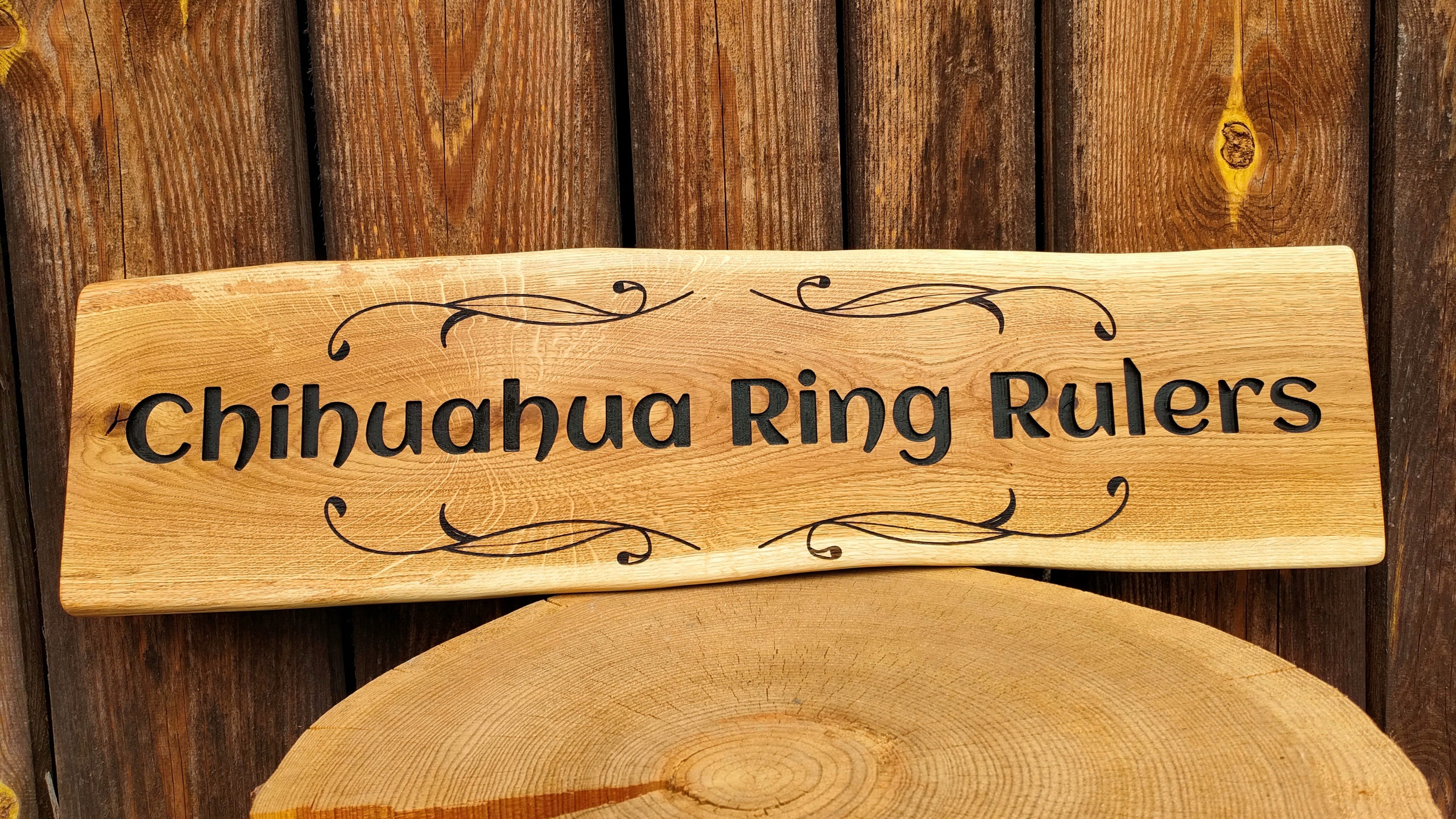 Szyld drewniany - deska 90cm Szerokość produktu 64 cm