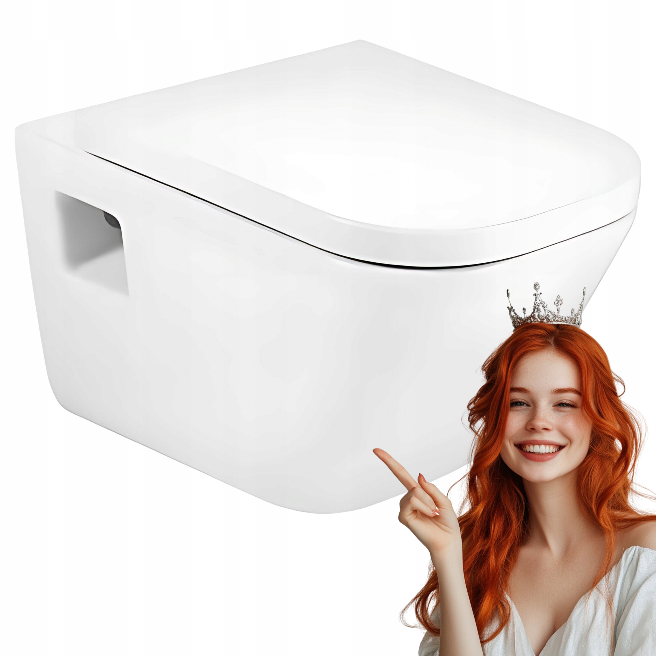 Wc sedátko s pozvolným sklápěním pro Roca Gap duroplast, antibakteriální