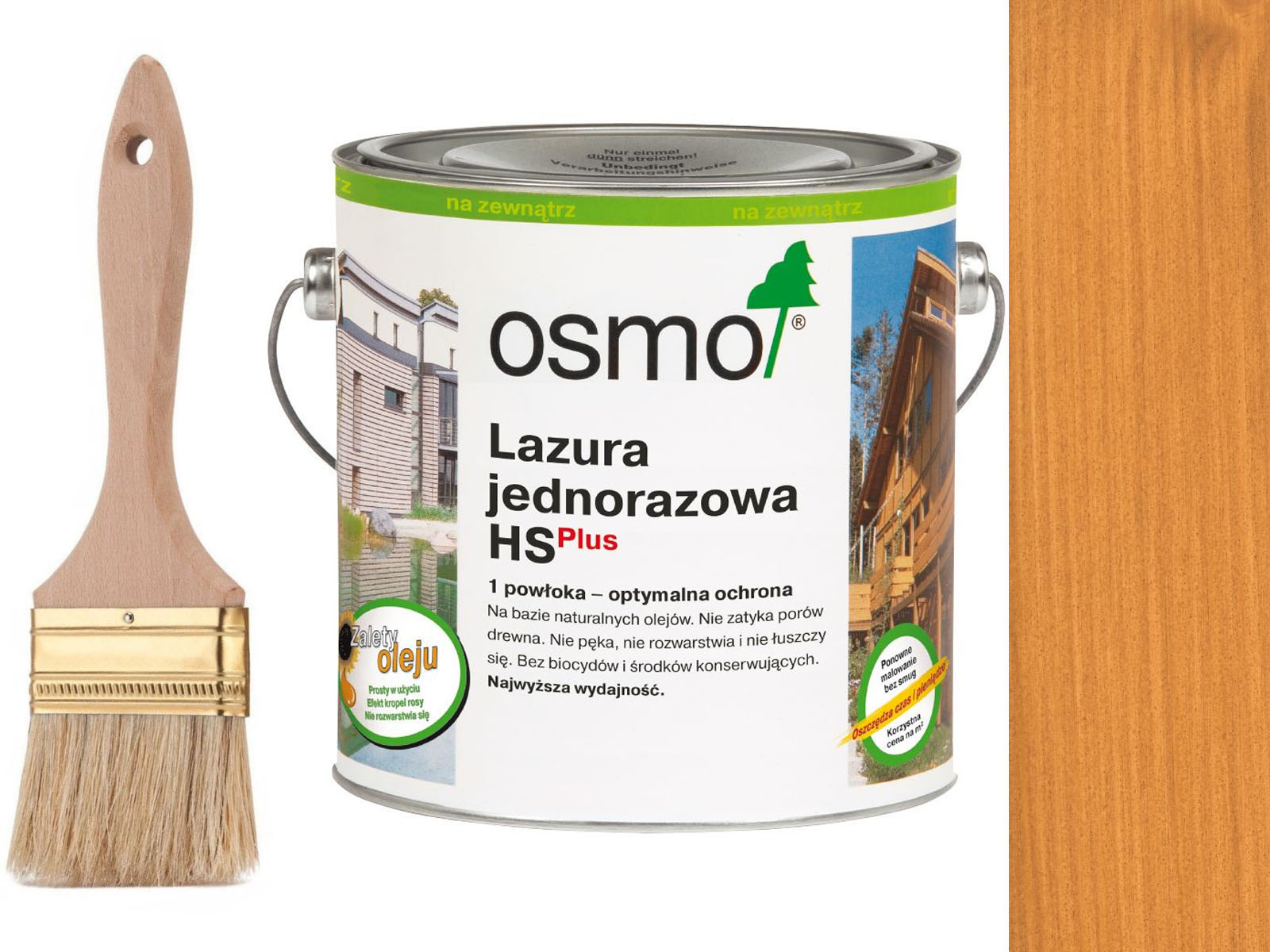 Osmo Jednorázová lazura 9221 Borovice 2,5L Dárek