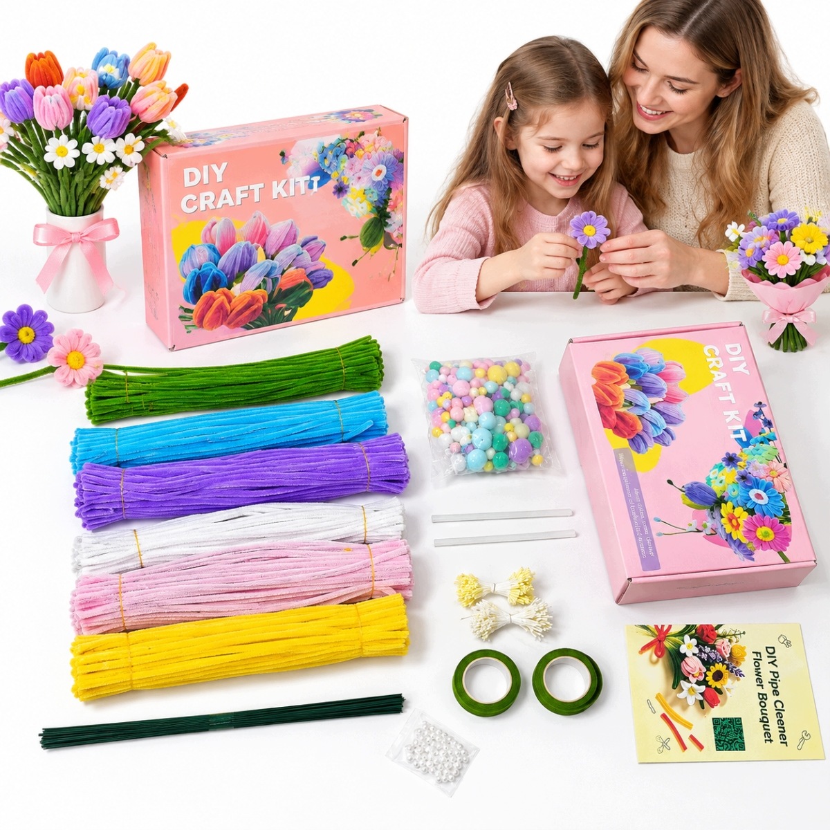 Kreativní Drátky Floristické 500KS Ozdobné Dráty Na Květiny