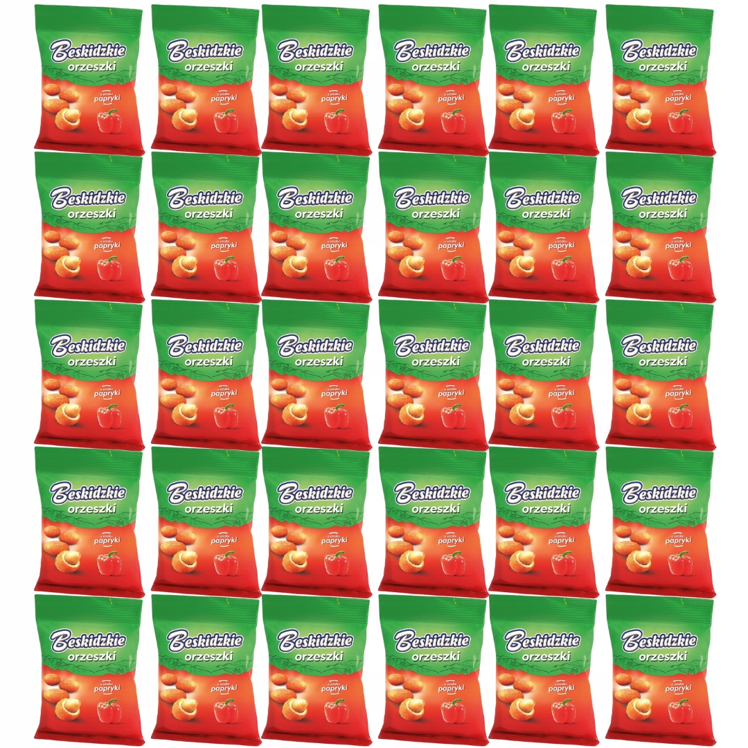 Levně Beskydské oříšky s příchutí papriky 35 g x 30 kusů