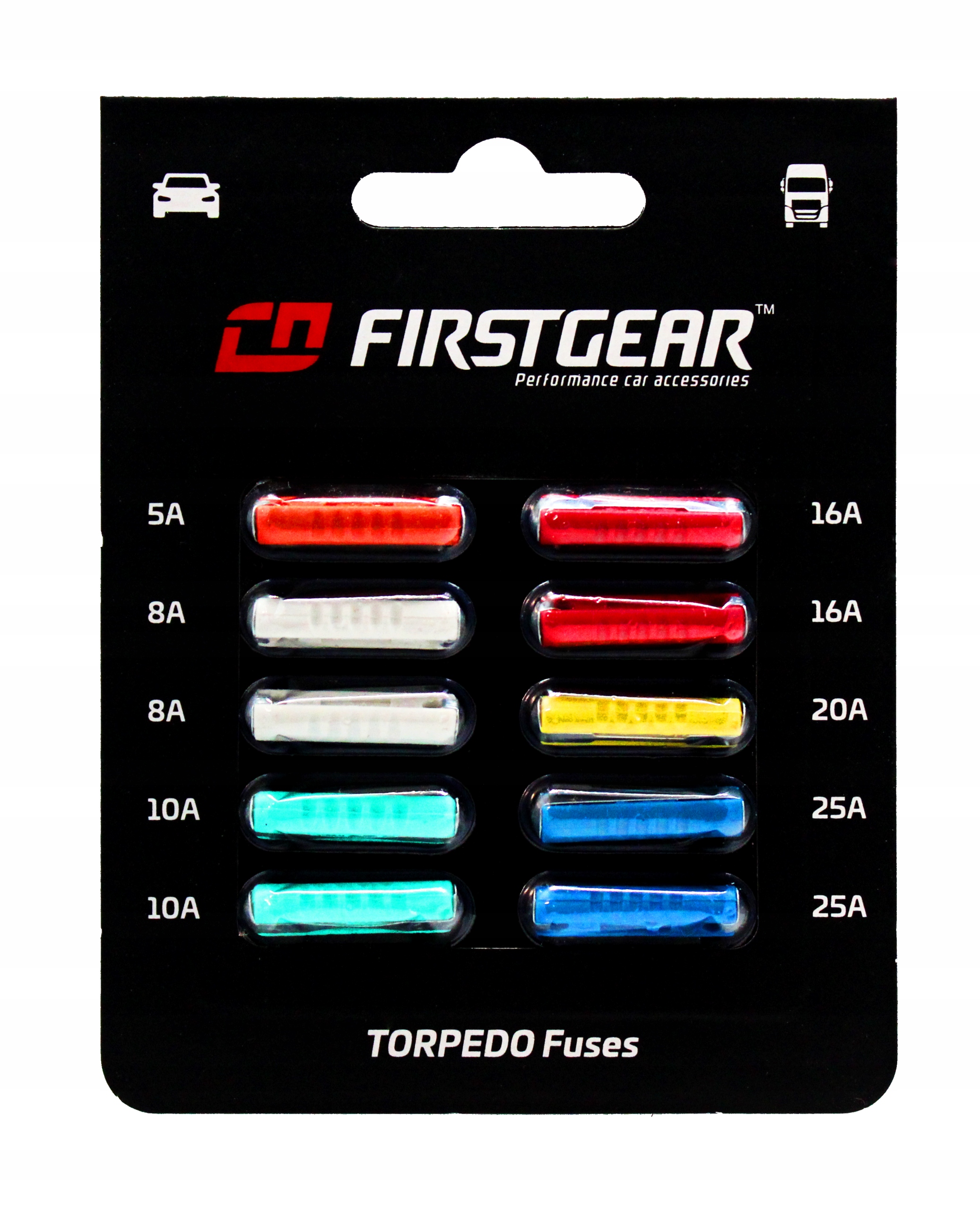 

Bezpieczniki cylindryczne Torpedo FirstGear 10x