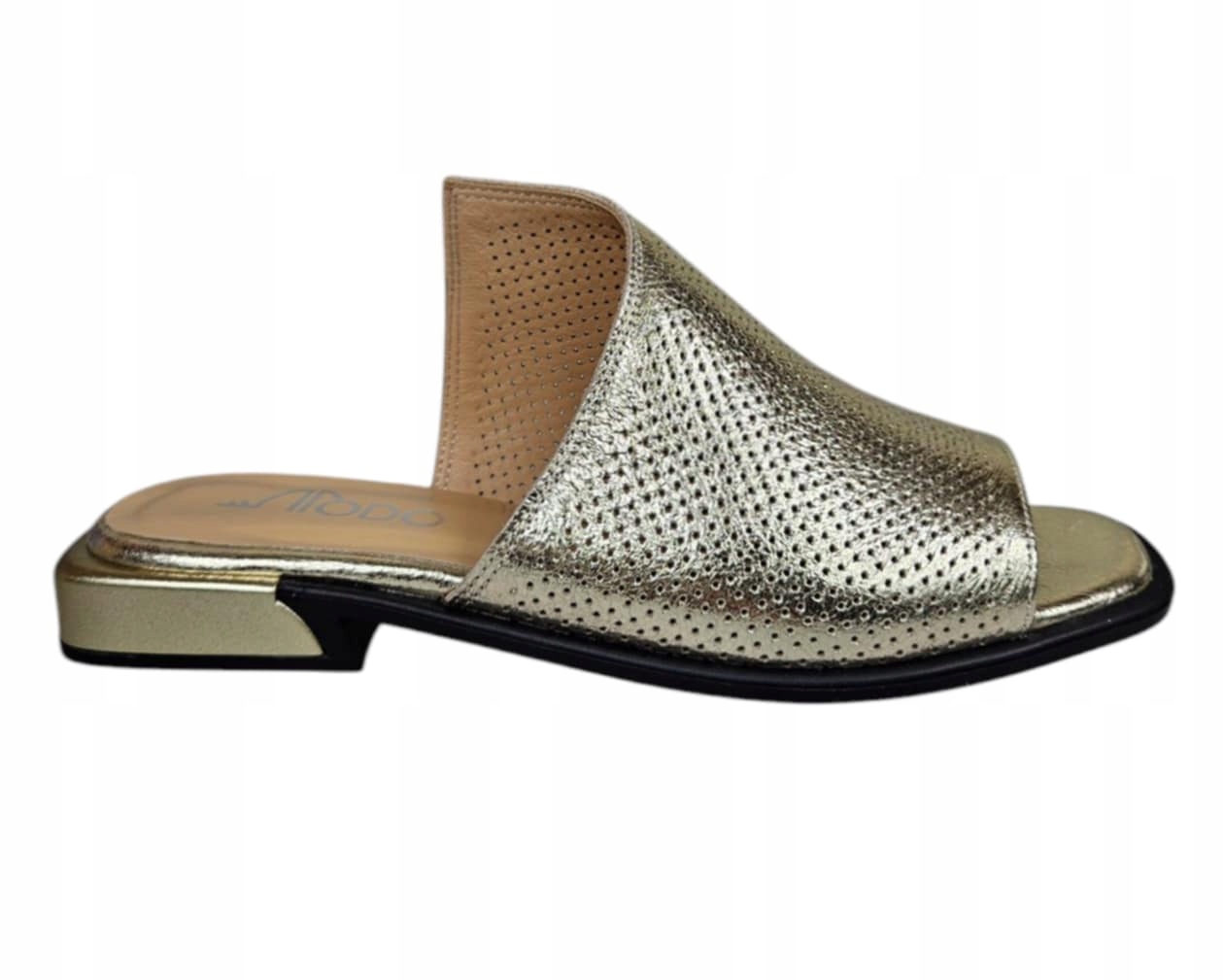 Modo Žabky Na Nízkém Podpatku 514 1675 Zlaté vel. 37