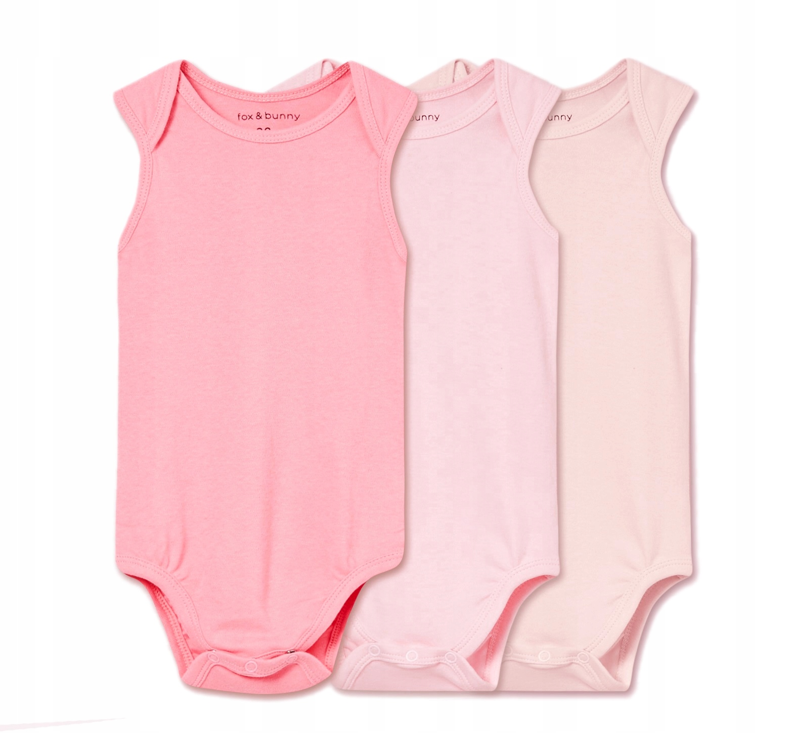 

Body Dziewczęce 3 Pack Ramiączko Różowe 68