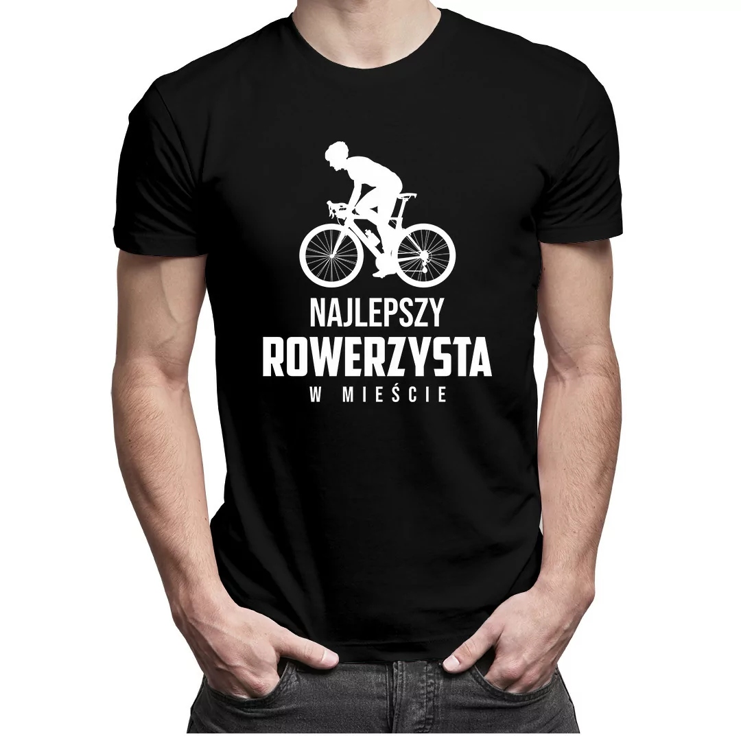 Najlepszy rowerzysta w mieście koszulka rowerowa