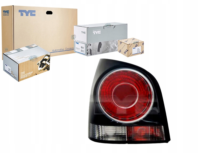 Lampa (barva Kouřového Skla) Vw Polo IV 9N3 04.05-1 Asistent Kolize #34