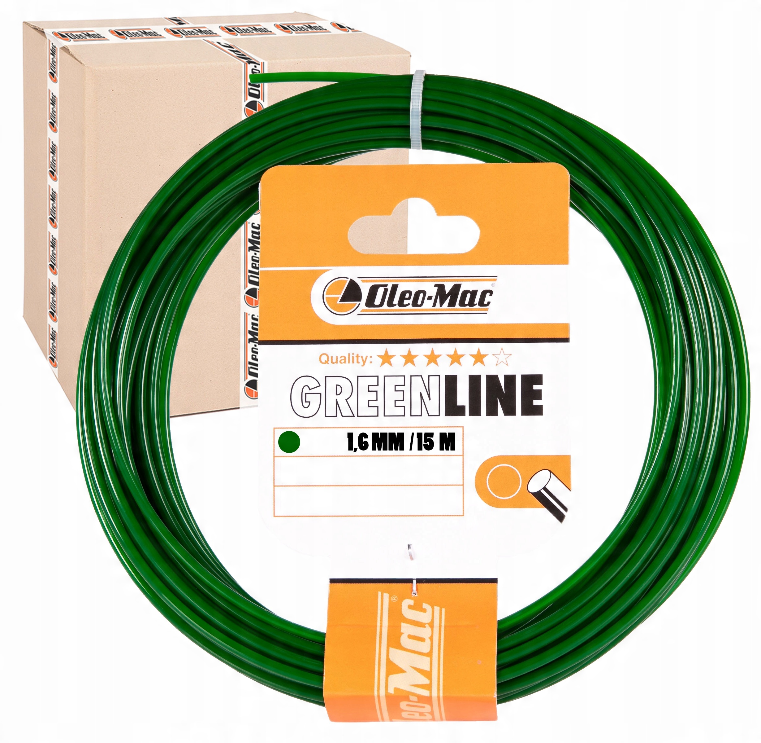 

Żyłka Tnąca Do Kosy Oleo-mac Okrągła 1,6 MM x 15M