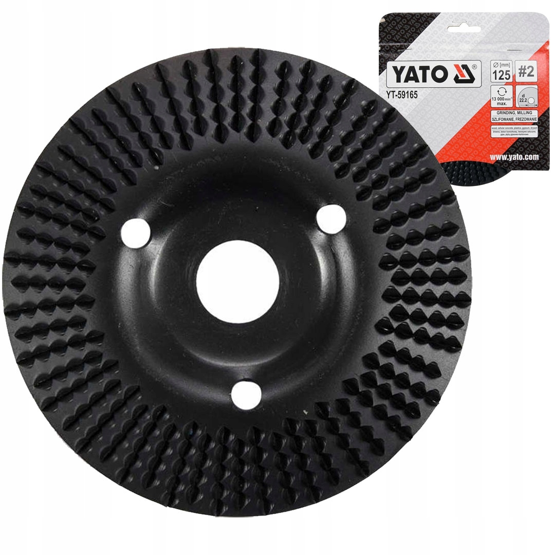 

Tarnik skośny 125mm NR2 do drewna Yato YT-59165